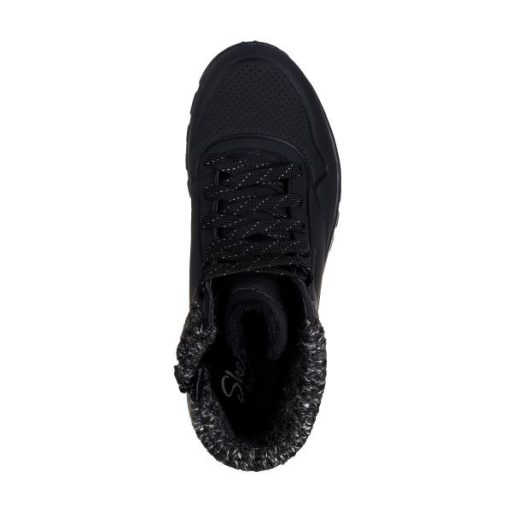 Skechers női Rugged UNO légpárnás bélelt csizma fekete I Darling Daze Black