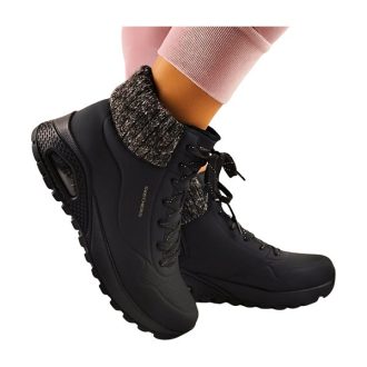 Skechers női Rugged UNO légpárnás bélelt csizma fekete I Darling Daze Black   Skechers női Rugged UNO légpárnás bélelt csizma fekete I Darling Daze Black
