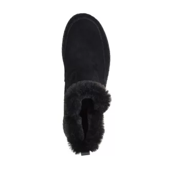   SKECHERS WILSHIRE BLVD -  Fresh Zip női bélelt bőr bokacipő fekete