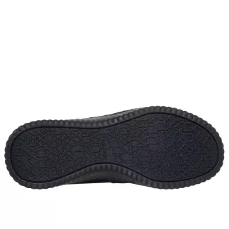   SKECHERS WILSHIRE BLVD -  Fresh Zip női bélelt bőr bokacipő fekete