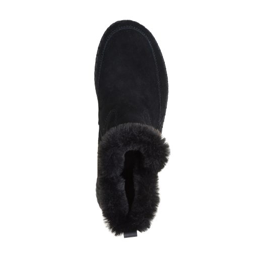 Skechers valódi bőr női bokacsizma fekete | Wilshire fresh zip