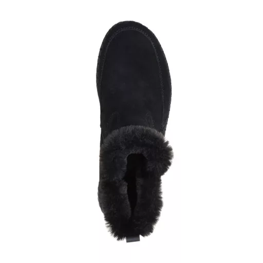 SKECHERS WILSHIRE BLVD -  Fresh Zip női bélelt bőr bokacipő fekete