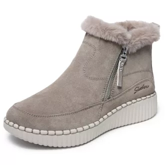   SKECHERS WILSHIRE BLVD -  Fresh Zip női bélelt bőr bokacipő