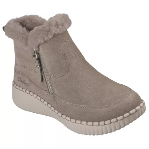 SKECHERS WILSHIRE BLVD -  Fresh Zip női bélelt bőr bokacipő