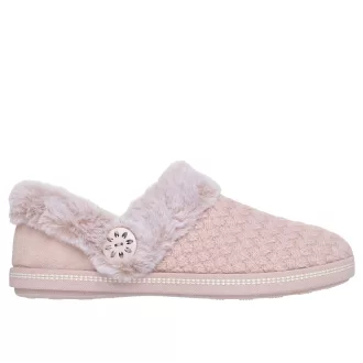   Skechers Cozy Campfire női bélelt házicipő – Blush Pink