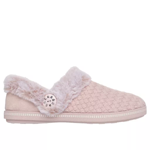 Skechers Cozy Campfire női bélelt házicipő – Blush Pink