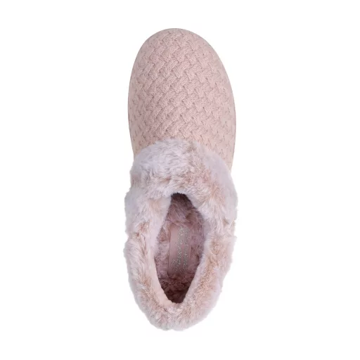 Skechers Cozy Campfire női bélelt házicipő – Blush Pink