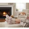 Skechers Cozy Campfire női bélelt házicipő – Blush Pink