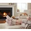Skechers Cozy Campfire női bélelt házicipő – Blush Pink
