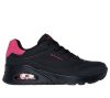 Skechers UNO női cipő I UNO Pop Back Black Hotpink