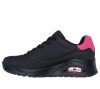 Skechers UNO női cipő I UNO Pop Back Black Hotpink