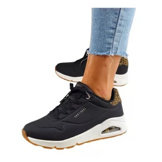 Skechers Uno fekete sportcipő |  Jungle Nite 