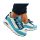 SKECHERS UNO TWO MUCH FUN TURQUOIS SPORTCIPŐ 177105