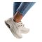 37-es utolsó pár!! Skechers UNO női cipő off white | UNO FLEX SPRING ON AIR MEMORY FOAM