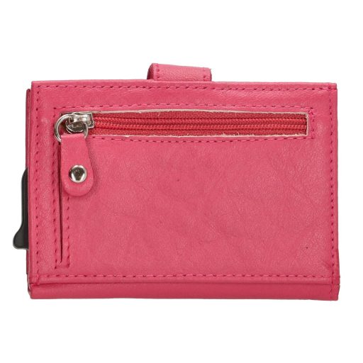 Hide and Stitches safety wallet pink női biztonsági pénztárca - alumínium kártyatartókkal