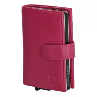 Hide and Stitches safety wallet fukszia női pénztárca