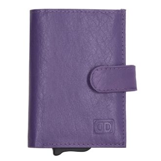 Hide and Stitches safety wallet lila női bőr biztonsági pénztárca - alumínium kártyatartókkal   Hide and Stitches safety wallet lila női bőr biztonsági pénztárca - alumínium kártyatartókkal