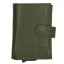 Hide and Stitches safety wallet olivazöld bőr biztonsági pénztárca - alumínium kártyatartókkal
