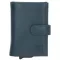 Hide and Stitches safety wallet farmerkék bőr biztonsági pénztárca - alumínium kártyatartókkal