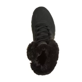   Skechers UNO Rugged – Arctic Avenue 190285 BBK fekete bélelt női magas szárú sportcipő
