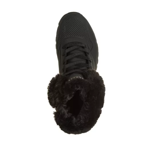 Skechers UNO Rugged – Arctic Avenue 190285 BBK fekete bélelt női magas szárú sportcipő