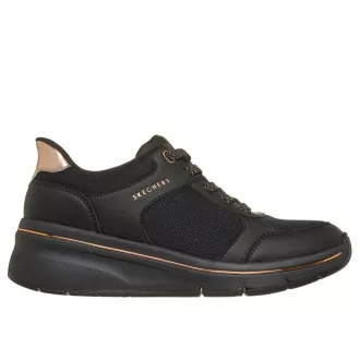 SKECHERS SLIP-INS BILLION FLEX női cipő fekete 