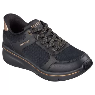 SKECHERS SLIP-INS BILLION FLEX női cipő fekete 