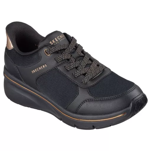 SKECHERS SLIP-INS BILLION FLEX női cipő fekete 