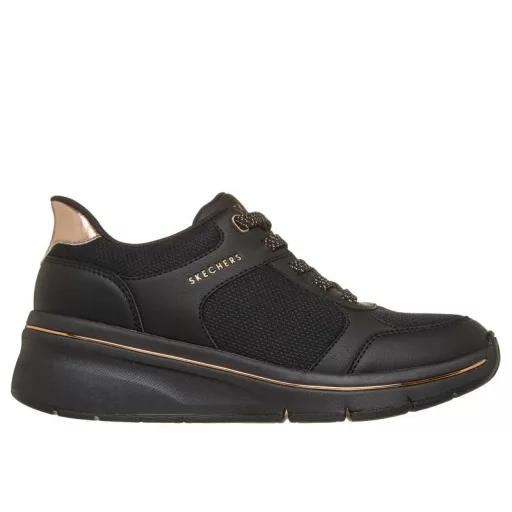 SKECHERS SLIP-INS BILLION FLEX női cipő fekete 