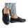 Savanna night leather bebújós slip on női cipő fekete 