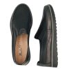 Savanna night leather bebújós slip on női cipő fekete 
