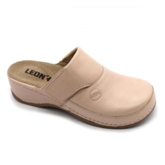   2019 Leon kivehető talpbetétes, tépőzáras bőr gyógyklumpa púder színben