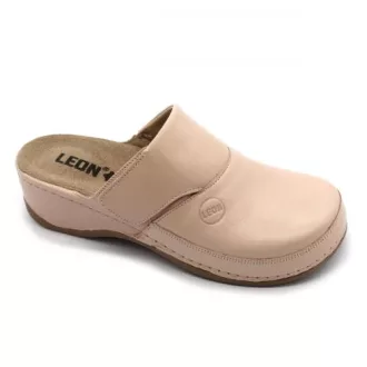   2019 Leon kivehető talpbetétes, tépőzáras bőr gyógyklumpa púder színben