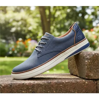   Skechers  Férfi Vászoncipő farmerkék I Classic Fit - Hyland Ratner