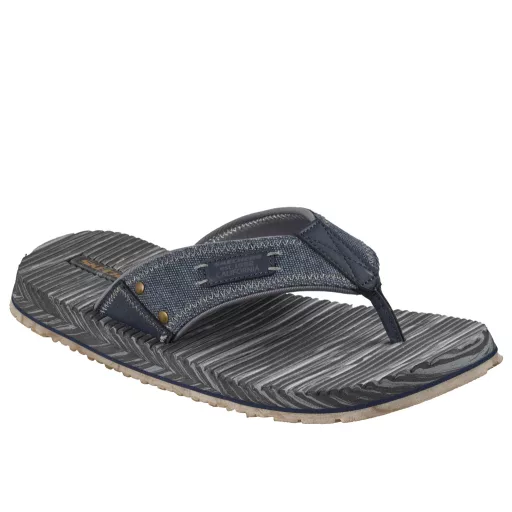 Skechers férfi farmer pántos papucs  | SKECHERS SEA SIDE