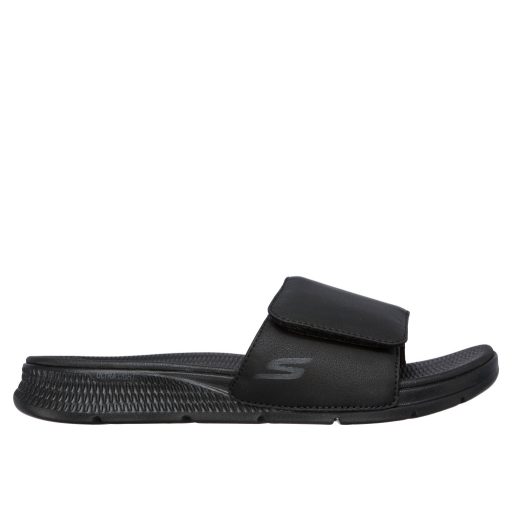 Skechers férfi tépőzáras papucs fekete | SKECHERS GO CONSISTENT 