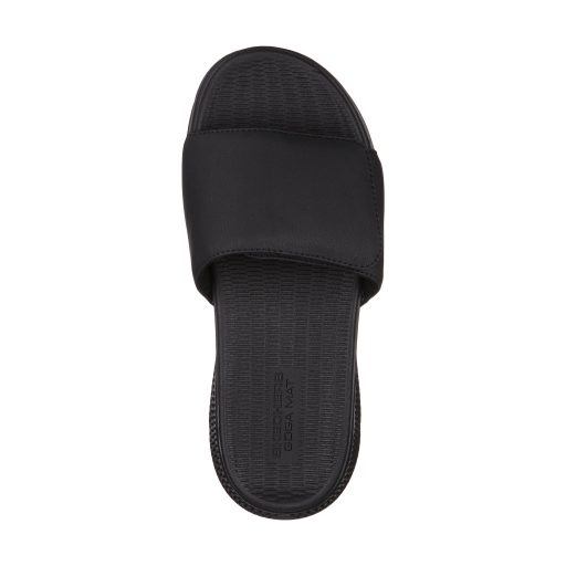 Skechers férfi tépőzáras papucs fekete | SKECHERS GO CONSISTENT 