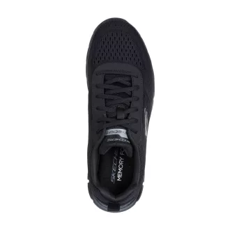    Skechers memóriahabos férfi edzőcipő fekete | Skechers Track Leshur