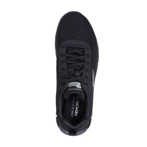  Skechers memóriahabos férfi edzőcipő fekete | Skechers Track Leshur