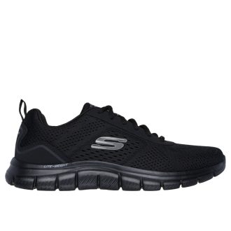    Skechers memóriahabos férfi edzőcipő fekete | Skechers Track Leshur