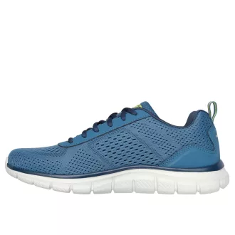   Skechers memóriahabos férfi edzőcipő kék | Skechers  Track Leshur