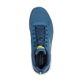   Skechers memóriahabos férfi edzőcipő kék | Skechers  Track Leshur
