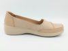 Beige comfort mokaszin bőr talpbetéttel