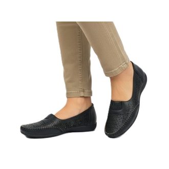 TENERIFE extrán rugalmas csinos női félcipő fekete