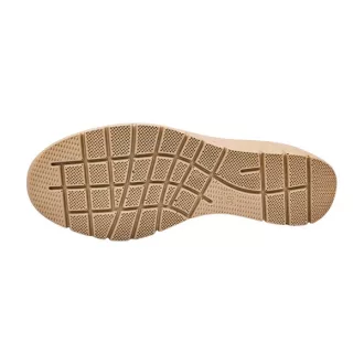Sundell telitalpú női mokaszin bőr talpbetéttel beige