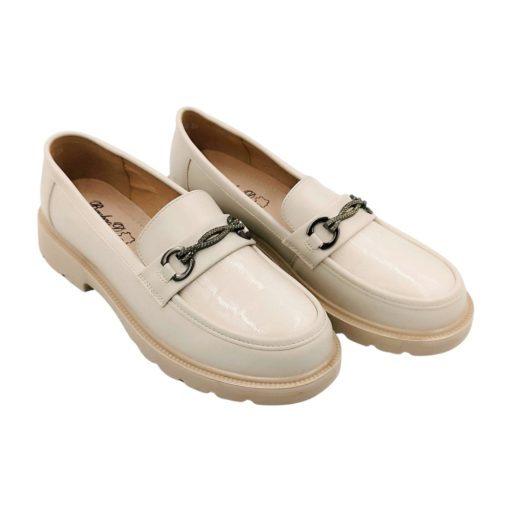 39-es utolsó pár!! Beige Oxford mokaszin 