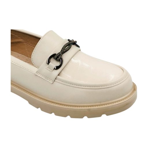 39-es utolsó pár!! Beige Oxford mokaszin 