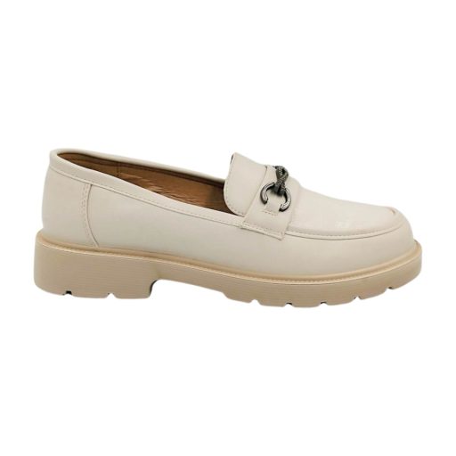 39-es utolsó pár!! Beige Oxford mokaszin 