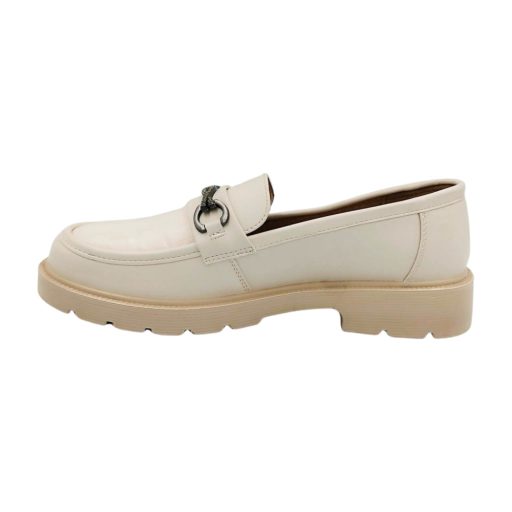 39-es utolsó pár!! Beige Oxford mokaszin 