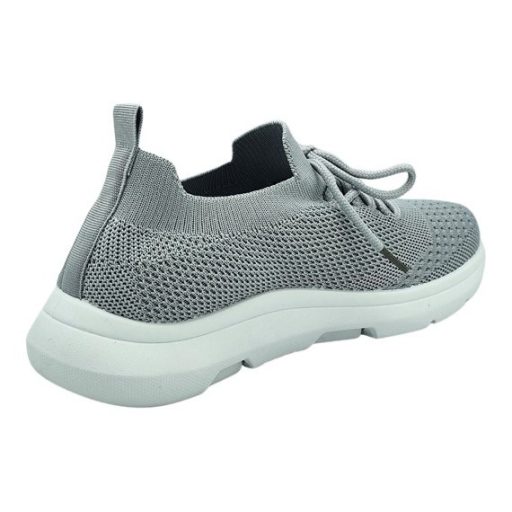 Basic szürke női bebújós vászon cipő